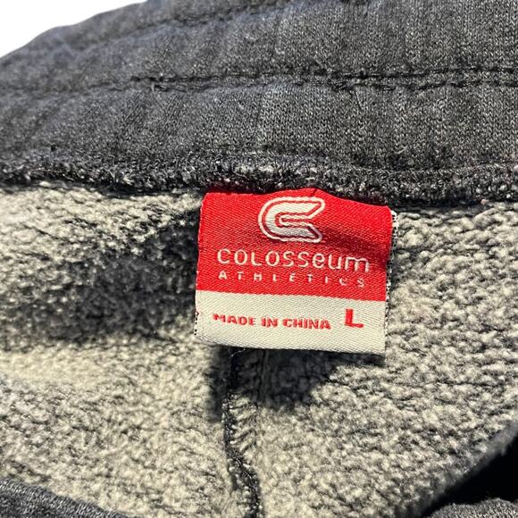 Colosseum Athletics Women's L Purdue Boilermakers Grey Cropped Sweatpants - Picture 3 of 6